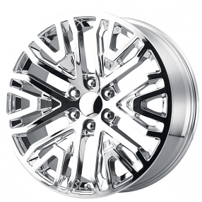 22" OE Creations Wheels PR197 Chrome Rims 