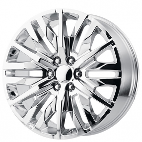 22" OE Creations Wheels PR198 Chrome Rims 