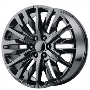20" OE Creations Wheels PR198 Gloss Black Rims 