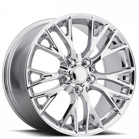 19/20" Staggered Corvette C7 Wheels FR 22 Z06 Chrome OEM Replica Rims 