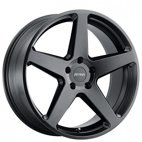16" Petrol Wheels P2C Semi Gloss Black Rims 