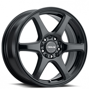 17" Raceline Wheels 146B Matrix Gloss Black Rims 