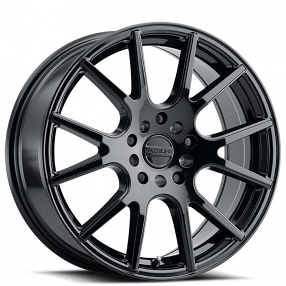16" Raceline Wheels 147B Intake Gloss Black Rims 