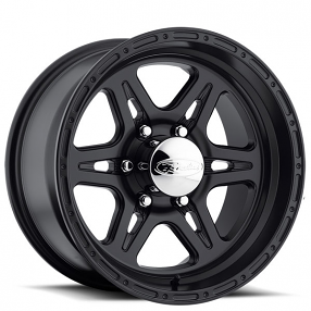 16" Raceline Wheels 891 Renegade 6 Satin Black Off-Road Rims 