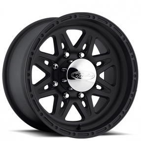 16" Raceline Wheels 892 Renegade 8 Satin Black Off-Road Rims 