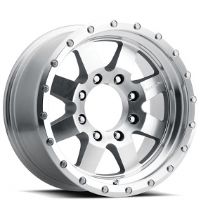 17" Raceline Wheels 935MA Defender Machined Off-Road Rims 