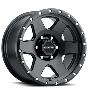 17" Raceline Wheels 946B Boost Satin Black Off-Road Rims 