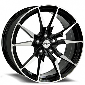 17" Shift Wheels Blade Gloss Black Machined Rims 