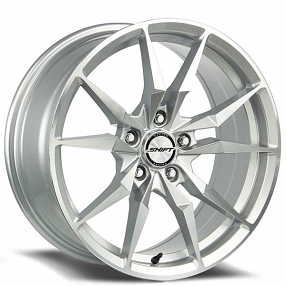 18" Shift Wheels Blade Silver Machined Rims 