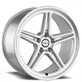 18" Shift Wheels Intake Silver Rims 