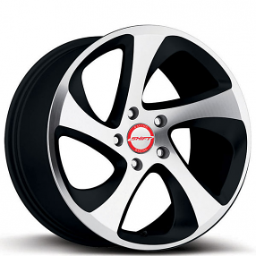 17" Shift Wheels Strut Gloss Black Machined Rims 