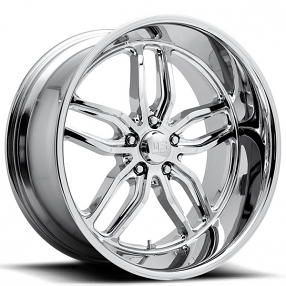 22" U.S. Mags Wheels C-Ten U127 Chrome Rims 