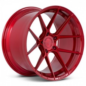 20" Staggered Ferrada Wheels F8-FR8 Brushed Rouge Rims 