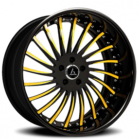 19" Staggered Artis Forged Wheels International 1 Custom Color Rims