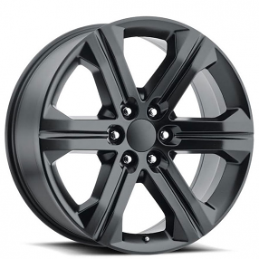 24" GMC Sierra Wheels FR 47 Satin Black OEM Replica Rims