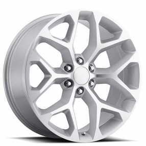 20" Chevy Truck Snowflake Wheels FR 59 Silver OEM Replica Rims
