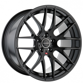 19" Staggered Avant Garde Wheels M359 Matte Black Rims 
