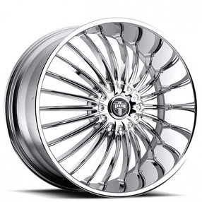 28" Dub Wheels Suave S140 Chrome Rims