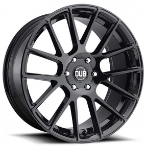 22" Dub Wheels Luxe S205 Gloss Black Rims 