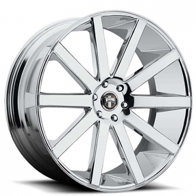 26" Dub Wheels Shot Calla S120 Chrome Rims 