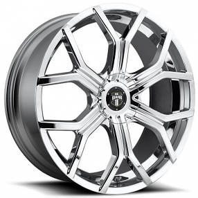22" Dub Wheels Royalty S207 Chrome Rims 