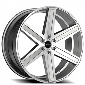 26" Giovanna Wheels Dramuno-6 Silver Machined Rims