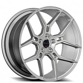 24" Giovanna Wheels Haleb Silver Machined Rims