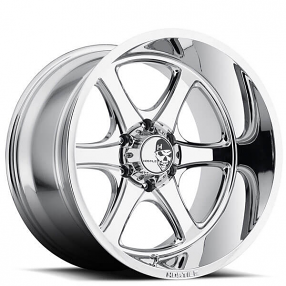 20" Hostile Wheels H105 Exile Chrome Off-Road Rims 