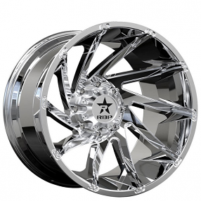 20" RBP Wheels 77R Spike Chrome Off-Road Rims 