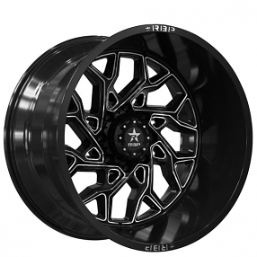 26" RBP Wheels 80R Scorpion Gloss Black Milled Off-Road Rims