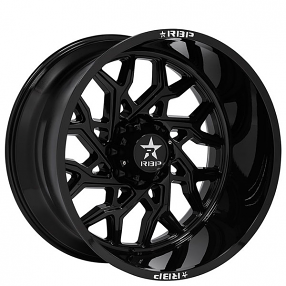 26" RBP Wheels 80R Scorpion Gloss Black Off-Road Rims