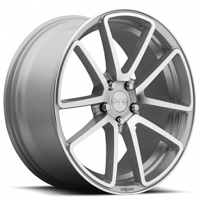 19" Rotiform Wheels R120 SPF Silver Machined Rims 