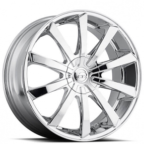 22" VCT Wheels V48 Chrome Rims 