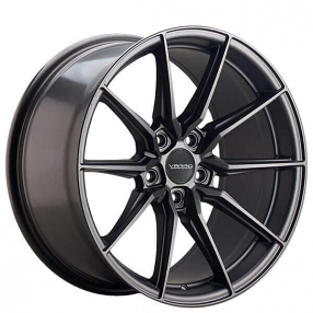 19" Staggered Varro Wheels VD20 Matte Graphite Rims 