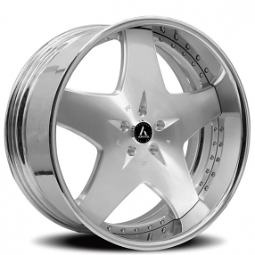 21" Staggered Artis Forged Wheels Cashville Brushed Rims