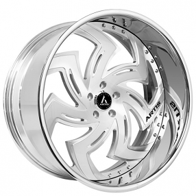 20" Artis Forged Wheels Kut Brushed Rims