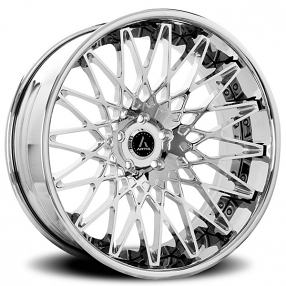 24" Artis Forged Wheels Monza Chrome Rims