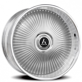 24" Artis Forged Wheels Reno Brushed Rims