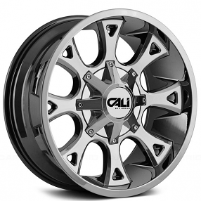 20" Cali Wheels 9103 Anarchy Chrome Off-Road Rims 