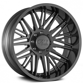 24" Cali Wheels 9109 Rawkon Graphite Off-Road Rims 