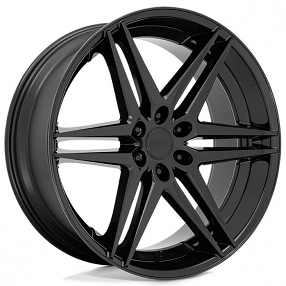 24" Dub Wheels Dirty Dog S268 Gloss Black Rims