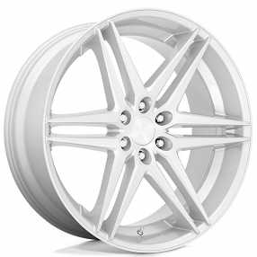 26" Dub Wheels Dirty Dog S270 Silver Brushed Rims