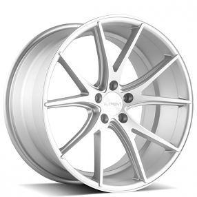 20" Staggered Element Wheels EL36 Silver Machined Deep Concave Rims