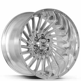20" Force Off-Road Wheels F38 Polished Rims 