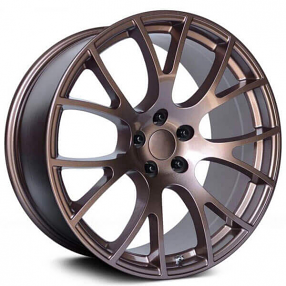 20" Staggered Dodge Challenger Hellcat Wheels FR 70 Bronze OEM Replica Rims