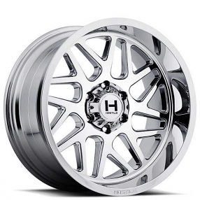 22" Hostile Wheels H108  Sprocket Chrome Off-Road Rims