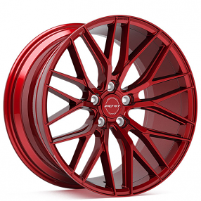 20" Staggered Inovit Wheels YSM-028 Blitz Candy Red Rims