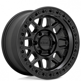 20" KMC Wheels KM549 GRS Satin Black Off-Road Rims