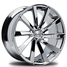 26" Koko Kuture Wheels Kapan Chrome Rims