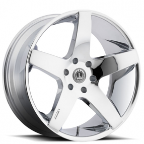 24" Luxxx Alloys Wheels Lux15 Chrome Rims